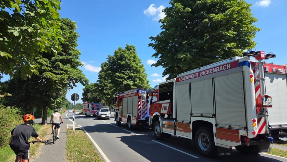 E-CALL – Verkehrsunfall (VU) in Bickenbach