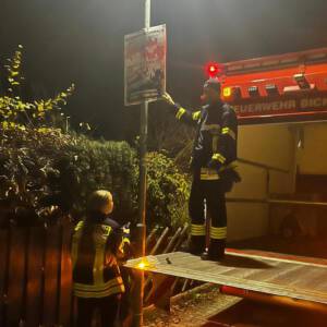 2025-11-13 Plakatierung Glühweinparty