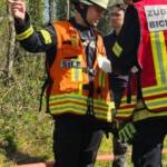 Waldbrandübung